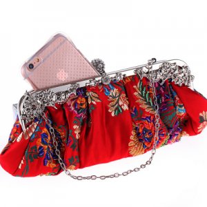 Design Flower Evening Clutch Bag